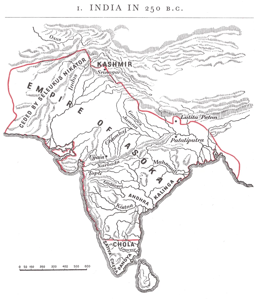 India in 250 B.C.
