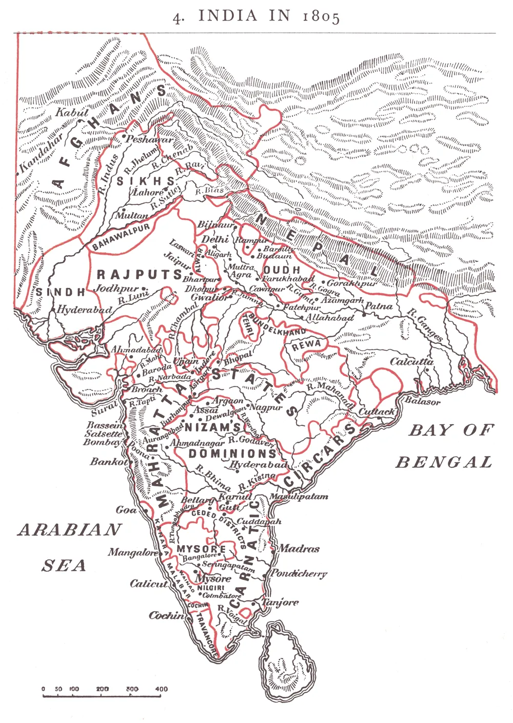 India in 1805